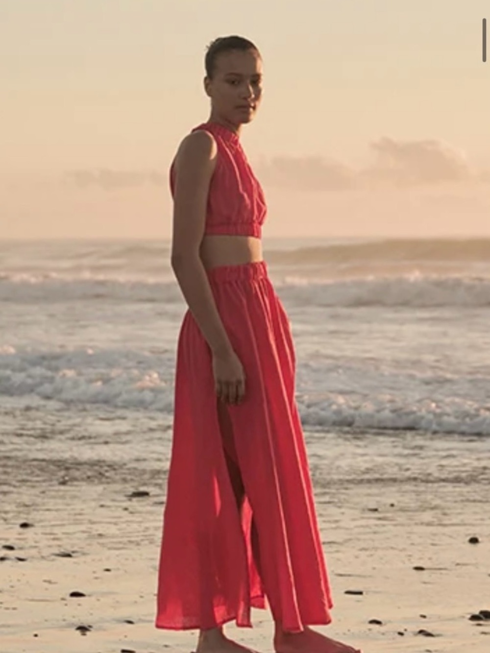 Watson x Watson Two Piece Set: One Shoulder & Skirt with Slit